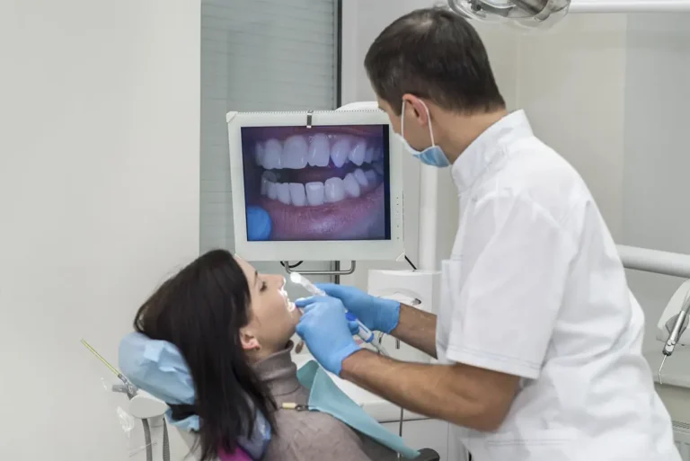 Intraoral camera dental technology at Tysons Dental Spa in Vienna, VA.